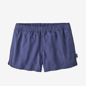Patagonia Barely Baggies 2.5” blue shorts